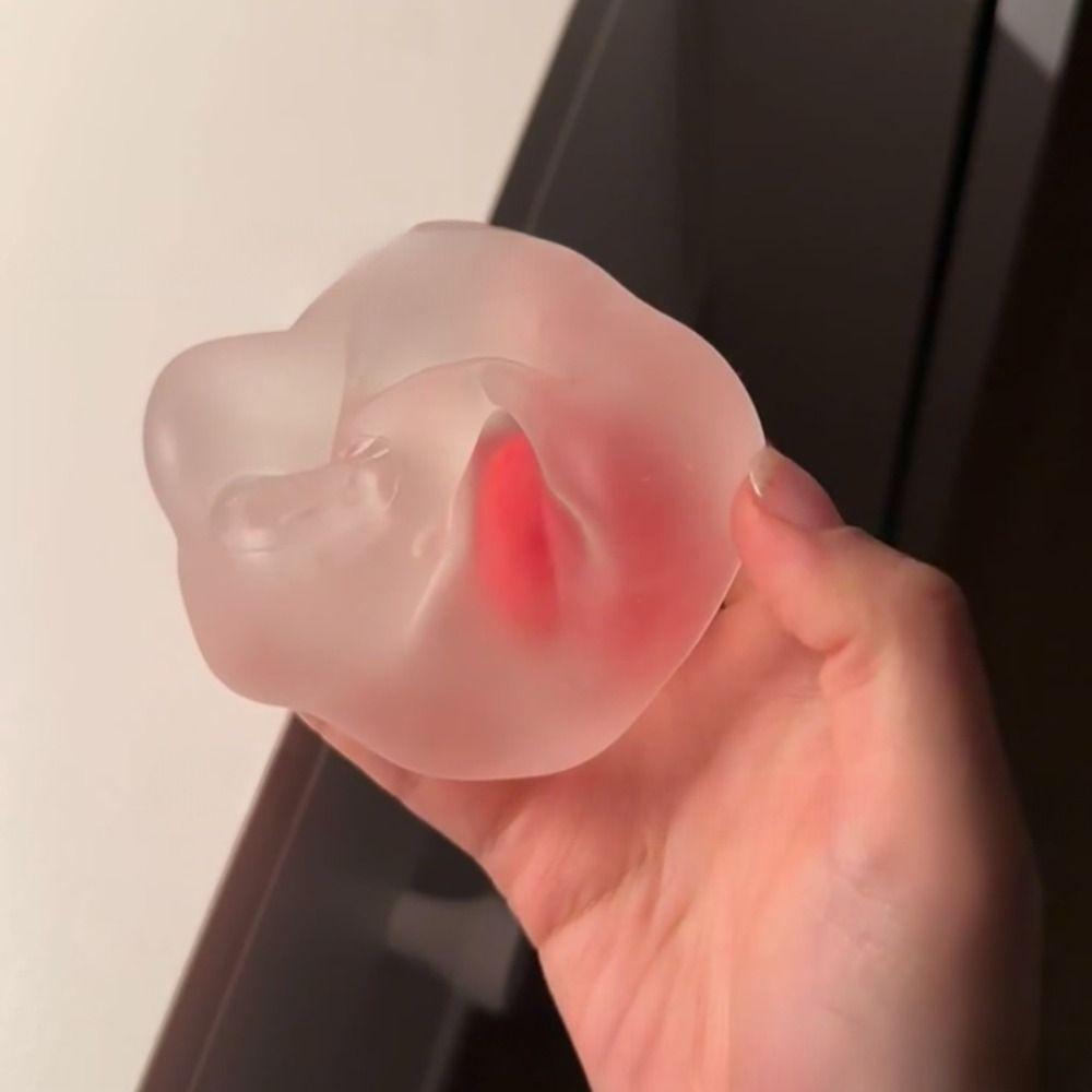 TPR Relief Toy Strawberry Mochi Pinching and Decompressing Toy New Squeeze Toys  Gifts
