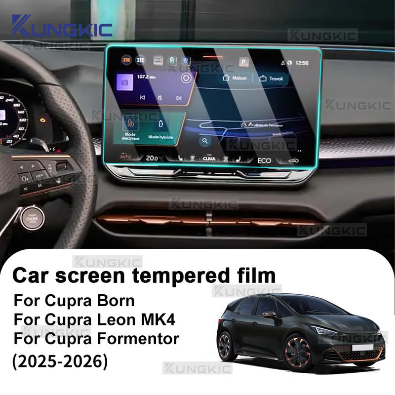 Pellicola Protettiva Schermo in Vetro Temperato Per Cupra Formentor Cupra Born/Cupra Leon MK4 2025 2026 Auto Navigazione GPS per Auto da 11,9 Pollici