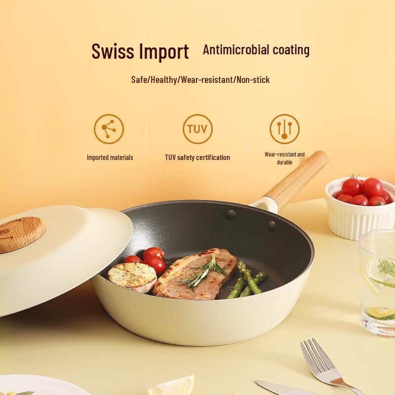 Sanhe 24cm Non-Stick Frying Pan with Detachable Handle
