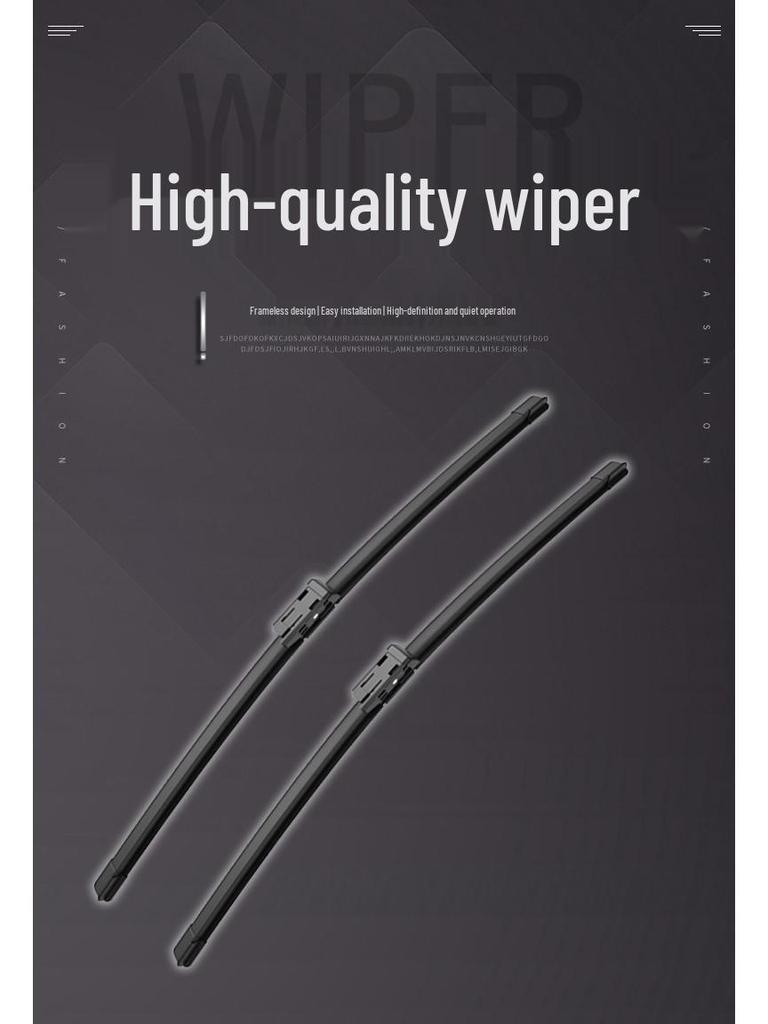 Compatible Wipers for Volkswagen: Sagitar, Magotan, Lavida, Bora, Golf, Tiguan, Passat Models