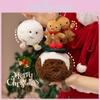 Cute Pudding Snowball Christma Series Plush Toy Cartoon Gingerbread Pendant Man