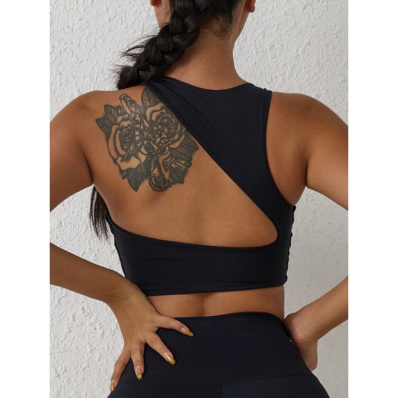 Fashion Double-Sided Brushed Beauty Back Exercise Underwear Women's Bubble Wrap Yoga Push up Bras Running High-Strength Sports Vest