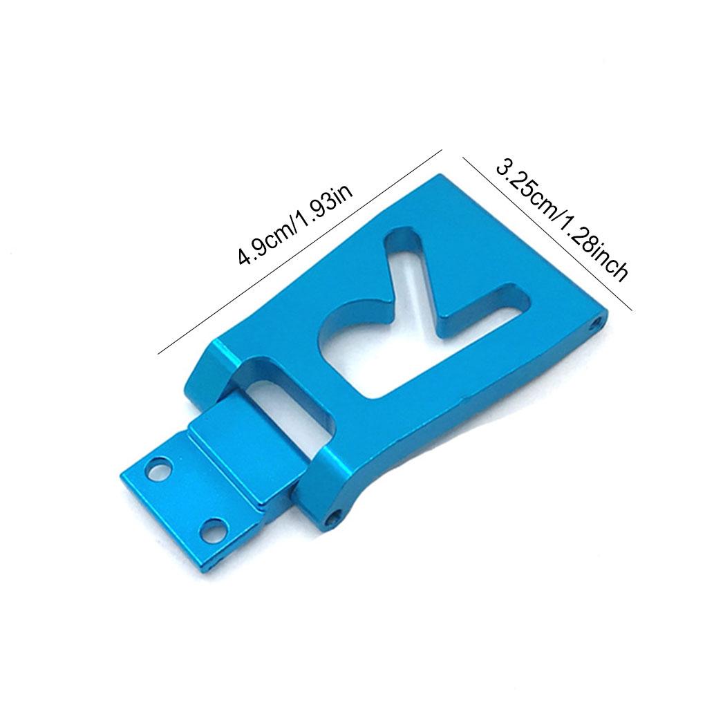 Metal Rear Tail Plate Remote Control 1:12 Vehicle Upgrade Modification Parts Accessories Replacement for 124016 124018