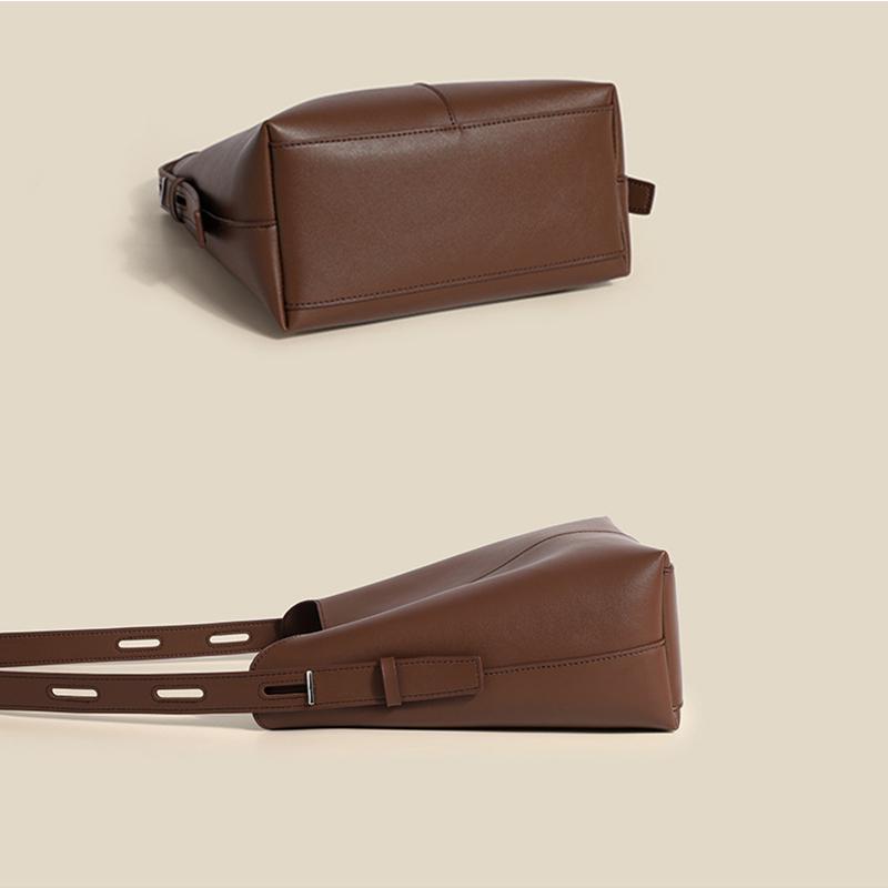 Summer Newest Commuter Bag Women'S Simple And Versatile Shoulder Bag Bucket Bag Large-Capacity Foreign-Style Tote Bag