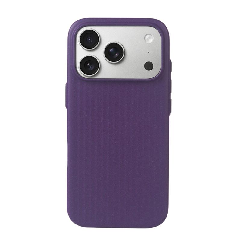 High End Matte Luggage Striped Magnetic Hard Case for IPhone 17 Pro Max 16 15 14 for Magsafe Wireless Charge Shockproof Cover