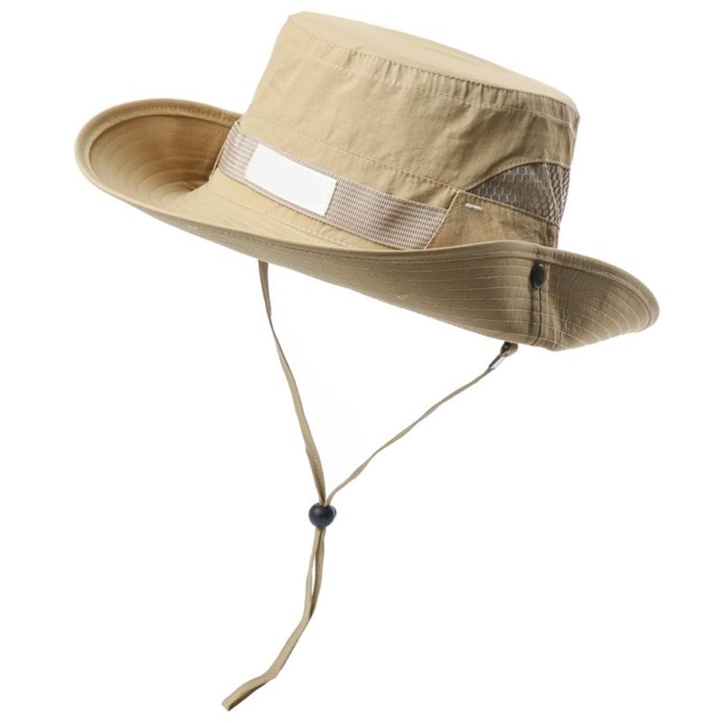 Breathable Fisherman Hat with Sun Protections Foldable Bucket Hat for Hiking and Camping Outdoor Activity Headwear