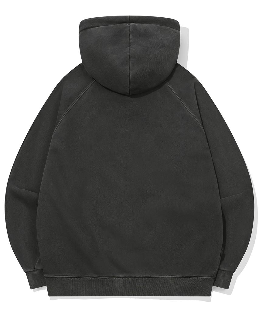 Cpgn Studio [2-Way] Cp Line Pigment Zip-Up Hoodie Smoke Black