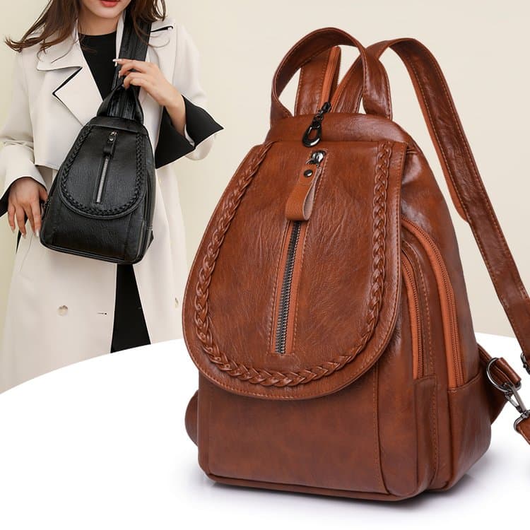 Vintage Damen-Rucksack, Umhängetasche