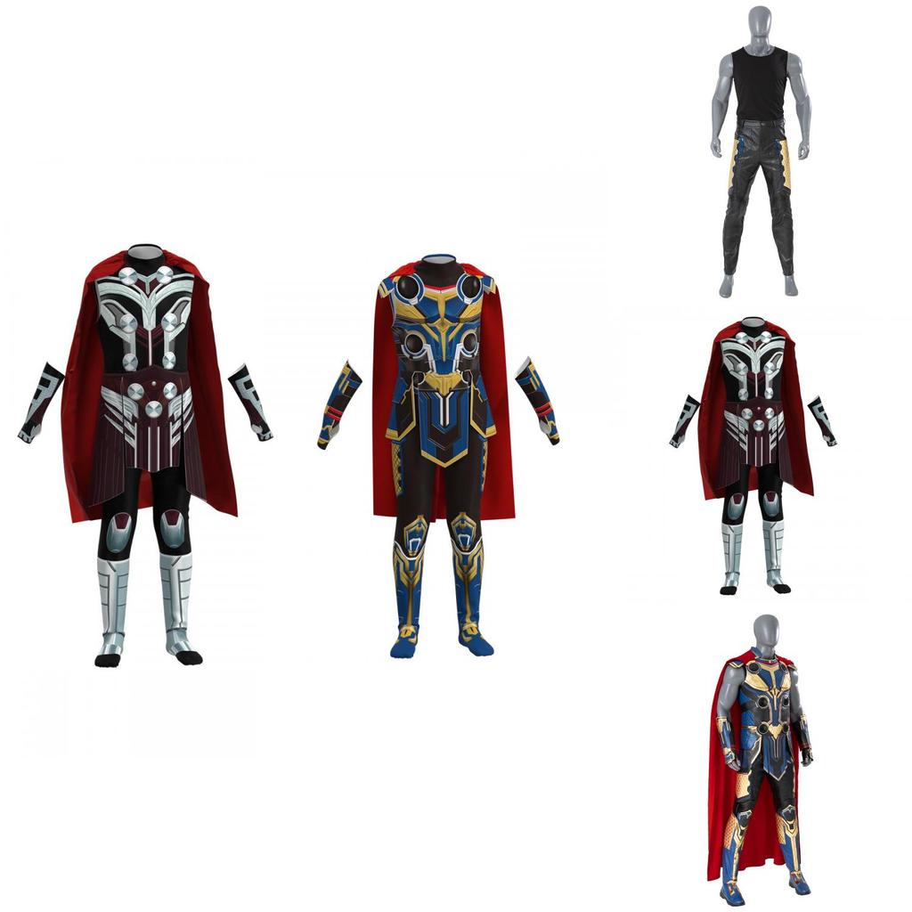 Kids Thor Love And Thunder Cosplay Jumpsuit For Halloween And Parties