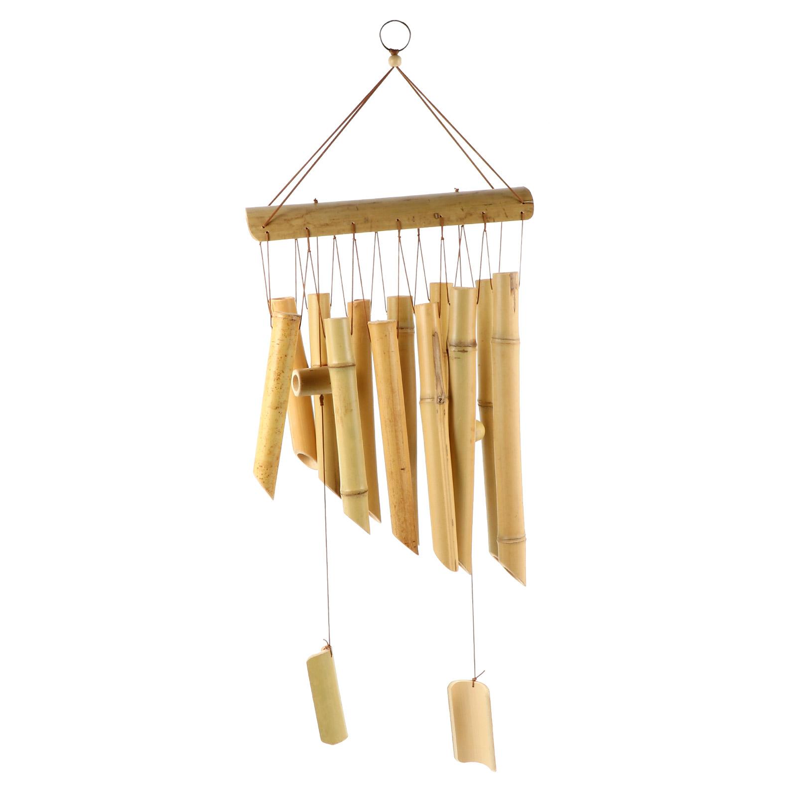 

Bamboo Wind Chimes Hanging Decor Home Bell Pendant Garden Outdoor Spinner Eco Friendly Creative Gift Idea