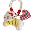 Plush Rabbit Dog Keychain Cartoon Puppy Pendant Bag Charm Lightweight Portable Accessory For Women Girls