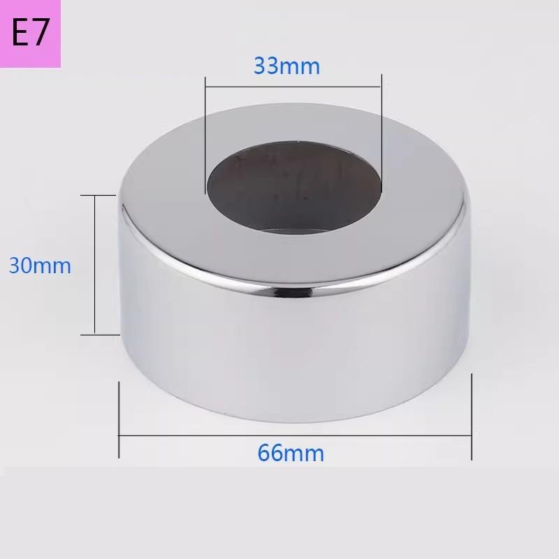 2 ks Konektor vodovodní trubky 1/2"3/4" Nerezová ocel Dekorativní kryt kohoutku Panel úhlového ventilu sprchy Kuchyňské doplňky k kohoutku