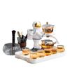 New Astronaut Creative Fish Magnetic Teapot Glass Lazy Automatic Tea Making Household Pu'er Oolong Tea Set Infuser Drinking