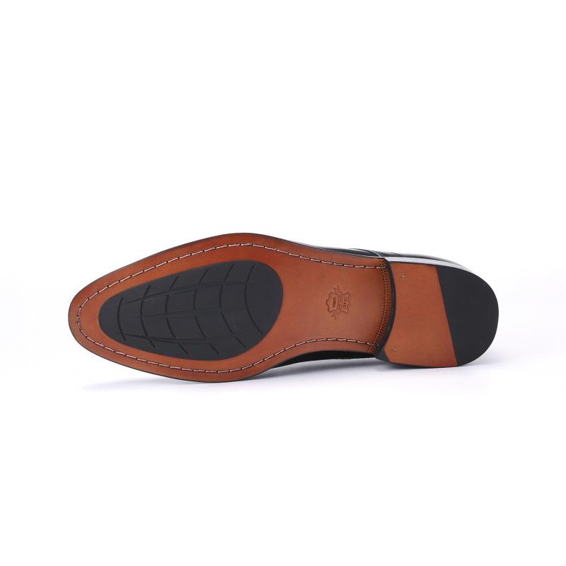 Men's Lace-Up Casual Business Leather Shoes - British Fashion Trend, Black Wedding Shoes