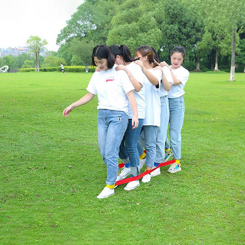 3/4/5/6 people outdoor children's sports toys games giant footstep team cooperation fun sports indoor External team game props