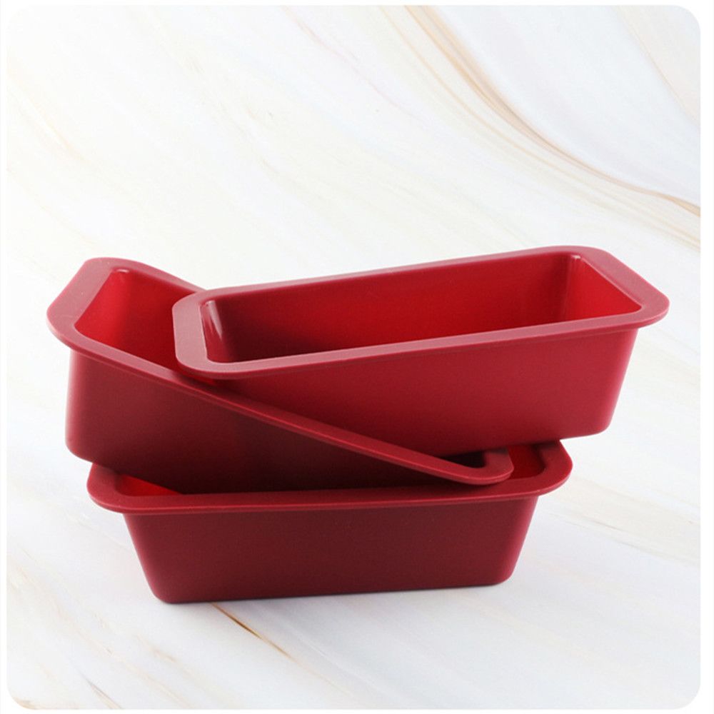 Moules de fabrication de moules rectangulaires en silicone faits maison, moule à pain et à pain, plaque de cuisson pour pain grillé et gâteau