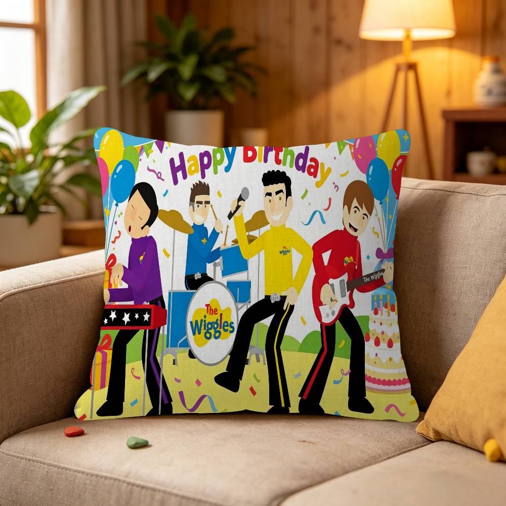Customized The Wiggles Theme pillow cover sofa cushion cover home room decoration children gift