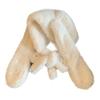 Plush Bunny Earmuff Hat With Scarf For Winter Warmth And Adjustable Fit