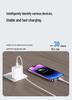 PD20W Dual Port Fast Charger for iPhone 15/14 Pro, 16 Max 30W Mobile Charger