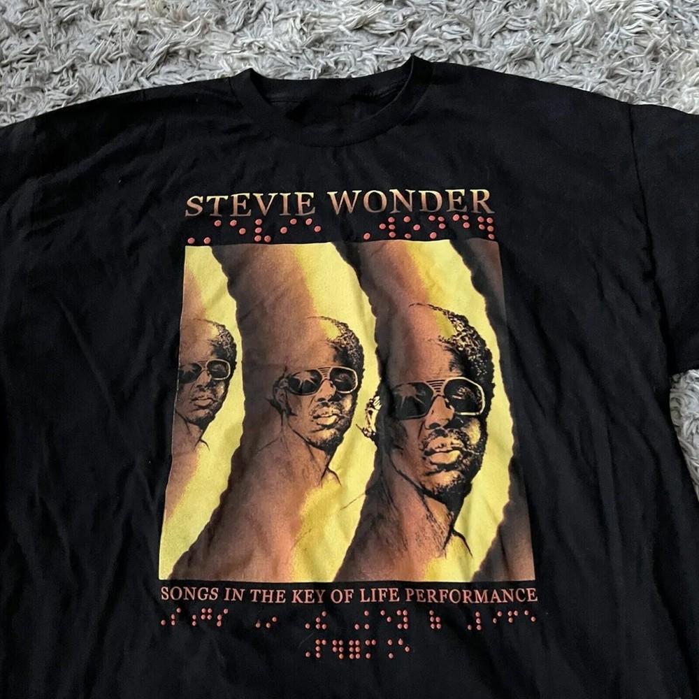 New Popular Stevie Wonder Concert Tour T Shirt 2014 Gift Family Shirt 1CM1557 Unisex T-Shirt XL