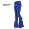 Women Jeans Mid Waist Bandage Wide Leg Butt-lifted Lady Jeans for Daily Wear