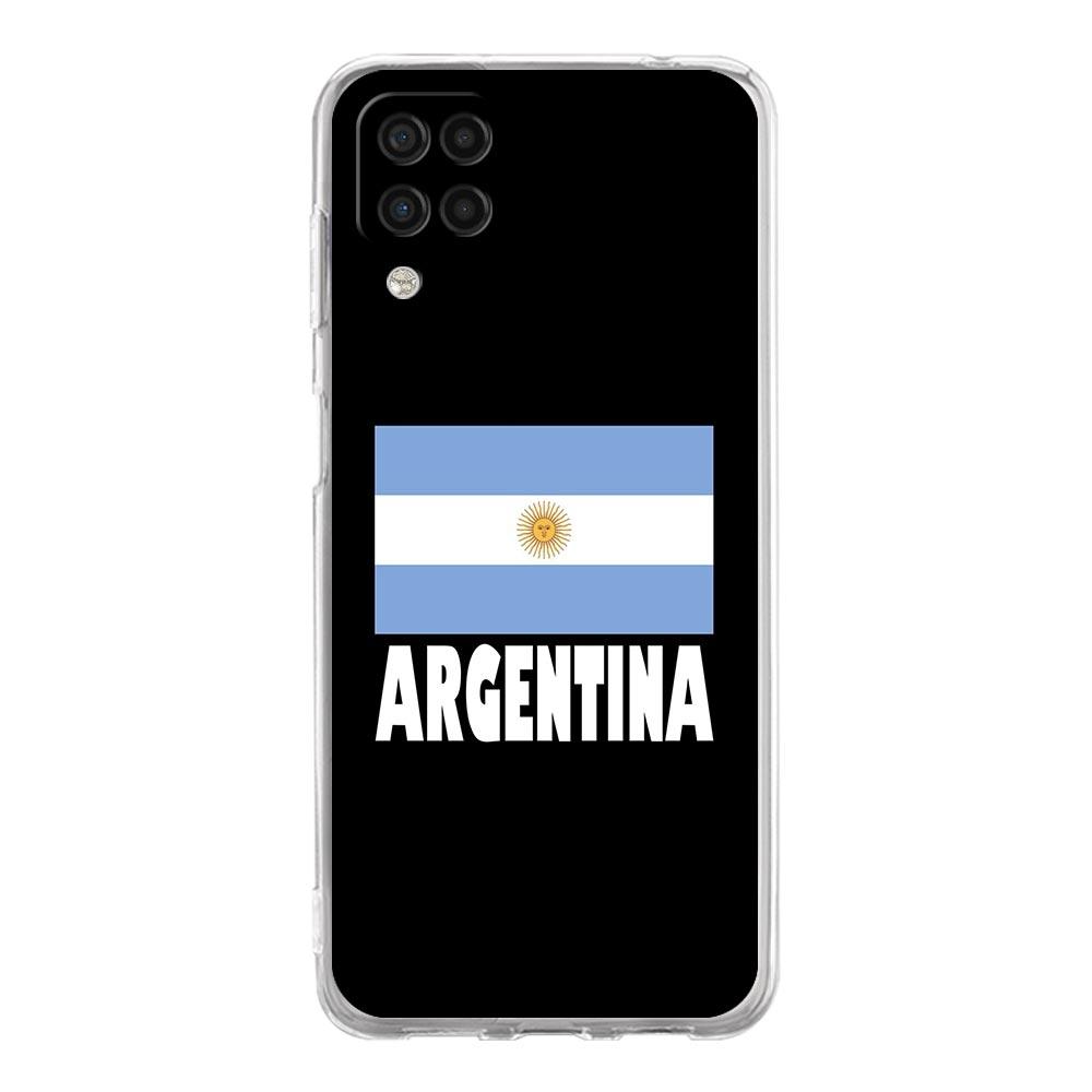 Argentina Vlajka Fotbal 10 Pouzdro na telefon Pro Samsung Galaxy A51 A71 A21S A12 A11 A31 A41 A03S A13 A33 A73 A53 A52 A32 5G Průhledný kryt