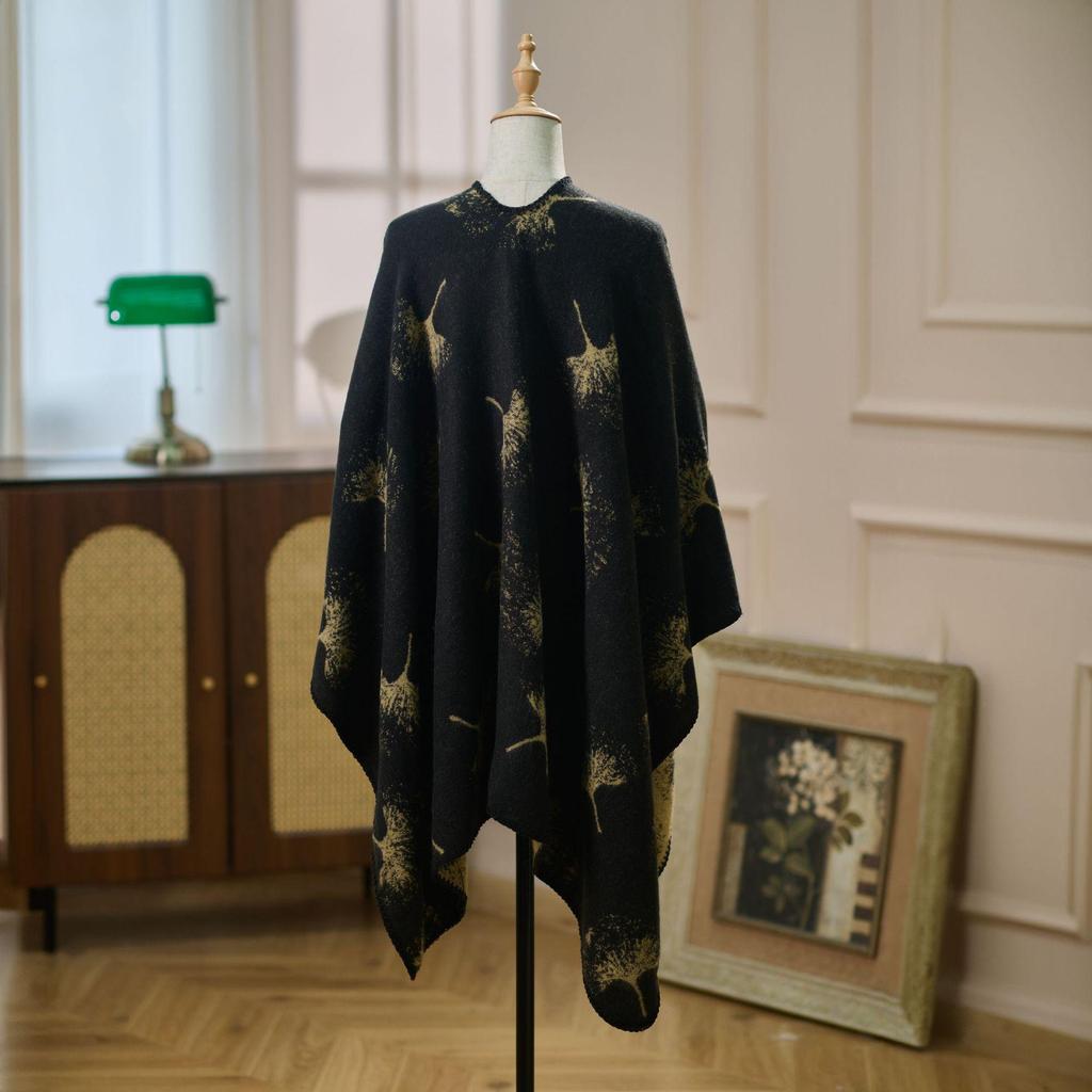 Women's Ethnic Style Shawl - 2025 Autumn/Winter Collection - Cozy Cloak for Travel and Everyday Wear