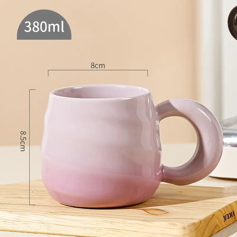 

Ceramic Mug Design Sense Ceramic Mug INS Style Ceramic Mug Literary Art 380ml