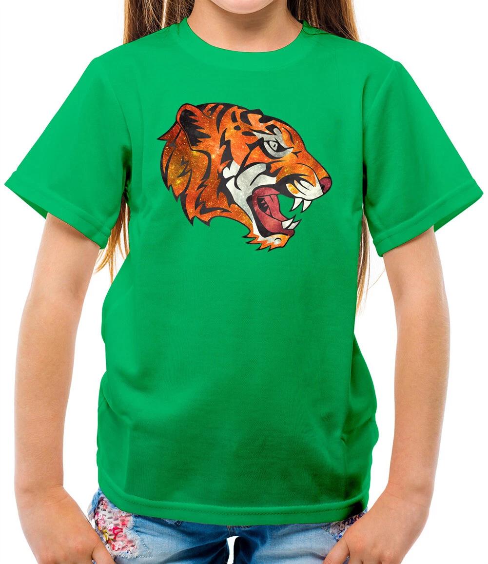 Space Tiger - Kids T-Shirt - Tigers - Bengal - Love - Animal - Vet - Universe 150