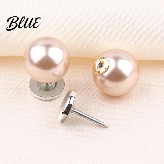 Anti-exposure Buttons for Women 5Pcs Fake Pearl Clothing Removable Decorative Brooch Pins No No-sew Shirt Sew Safety Pins Neckline Embellishment,