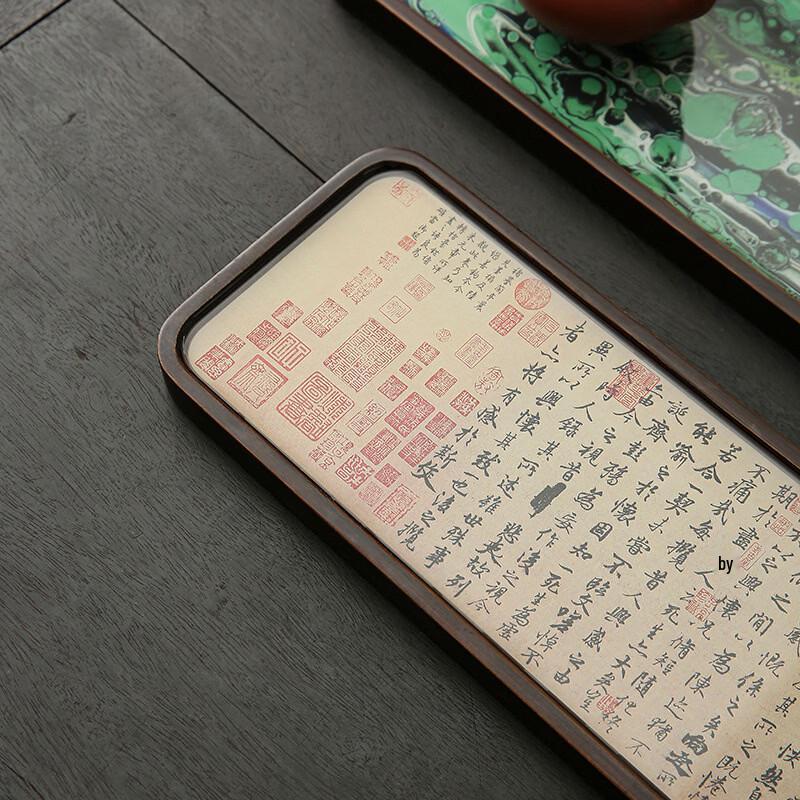 Yipan Lanting Xu Bamboo Dry Tea Tray