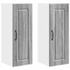 Wall Cabinet PORTO 2 Pcs. Grey Sonoma Engineered Wood