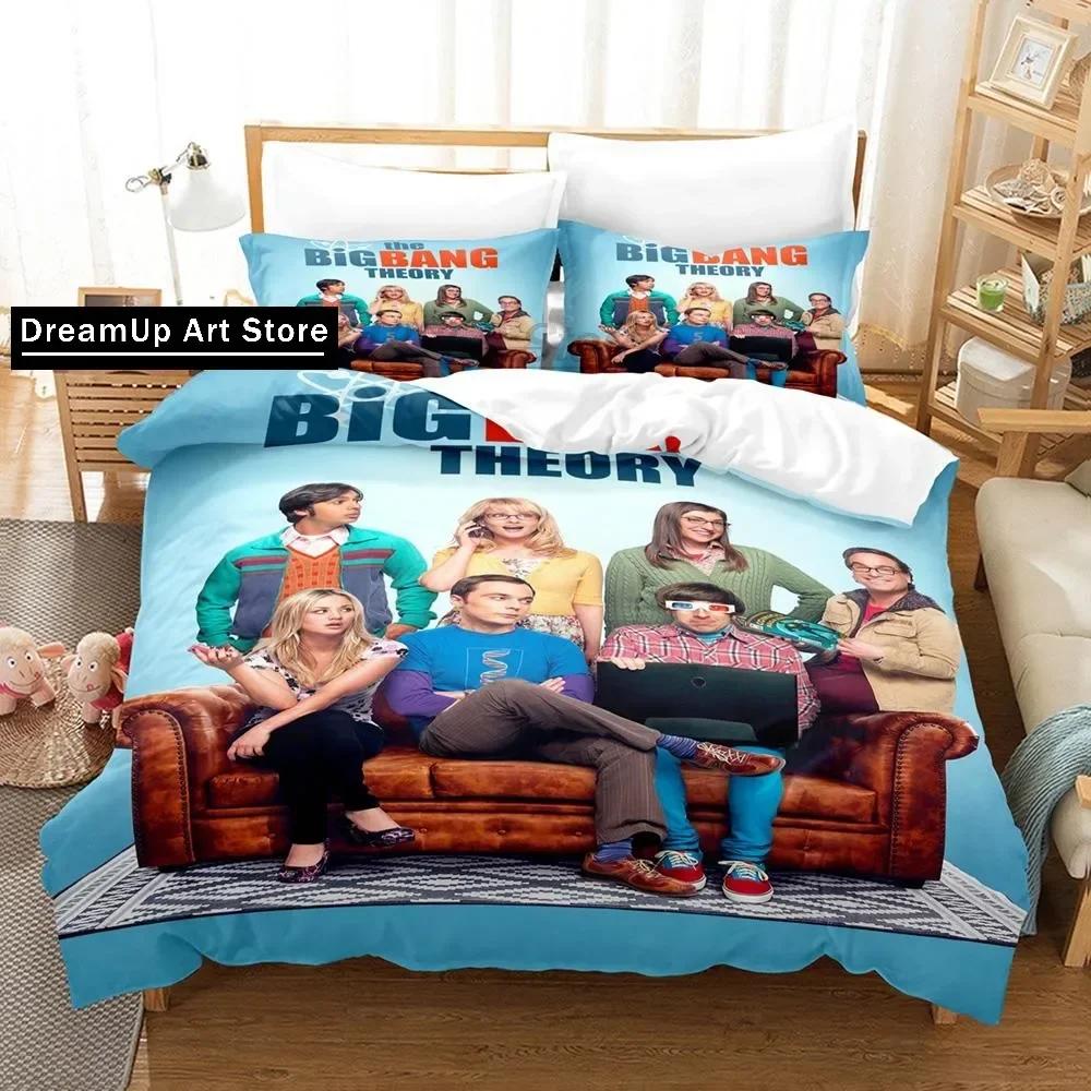 3D Print Fashion Big Bang Theory Bedding Set Boys Girls Twin Queen Full Size Duvet Cover Pillowcase Bed Adult Bedroom