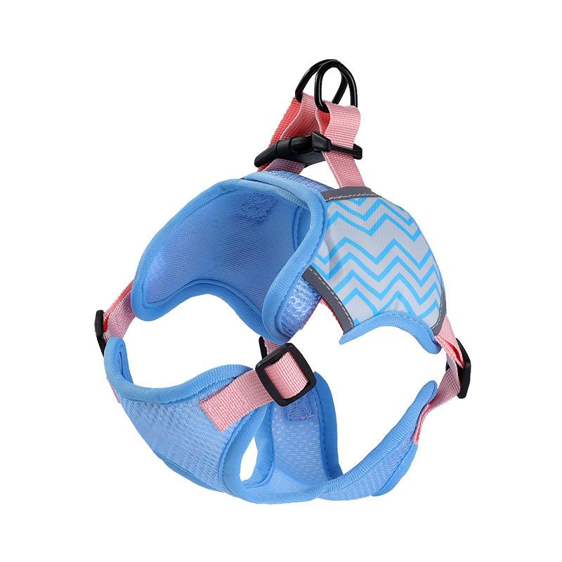 New pet leash, breathable reflective chest strap, dog walking anti-explosion, anti-lost cat and dog leash