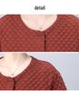 Women's Petite Loose Casual Round Neck Jacket for Middle-Aged & Elderly - Spring 2025
