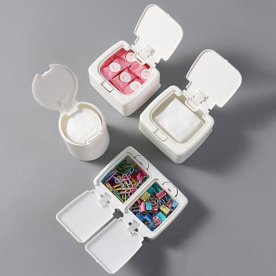 5 Stück Mini-Aufbewahrungsboxen Schubladen-Aufbewahrungsbox mit Pop-Up-Deckel Schreibtisch-Aufbewahrungsorganizer für Büro, Zuhause, Aufbewahrung kleiner Gegenstände