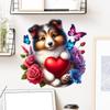 Girlish Bedroom Rental Room Wall Decoration: Warm and Adorable Cartoon Animal Wall Stickers