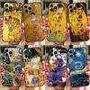 Starry Night Klimt Kiss Funda For OPPO Reno 8 Lite 10 11 12 13 14 Pro 11F 12F 13F 14F OPPO Find X8 X5 X6 X9 Pro Case