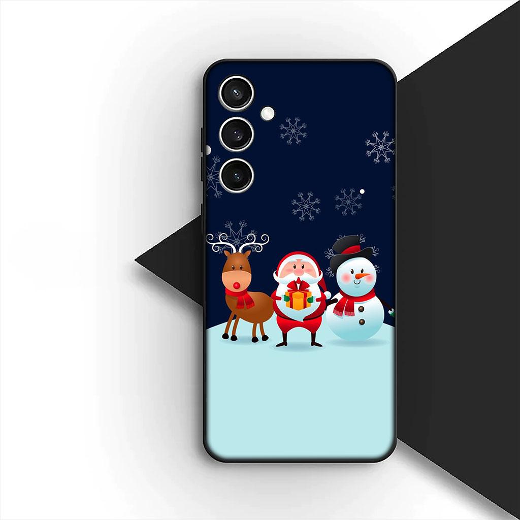 Phone Cover for Xiaomi Redmi Note 14 13 Pro Plus ProPlus 14C 13c Pro+ 5G Soft Case Merry Christmas Tree Deer Santa Claus