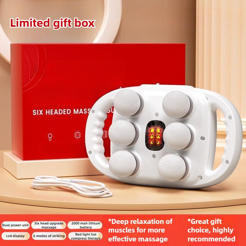 22-head Portable Fascia Gun Professional Muscle Relaxation Massager Multifunctional Deep Tissue Massage Therapy Device