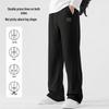 Baleno Men's Waffle Knit Loose Fit Wide-Leg Pants