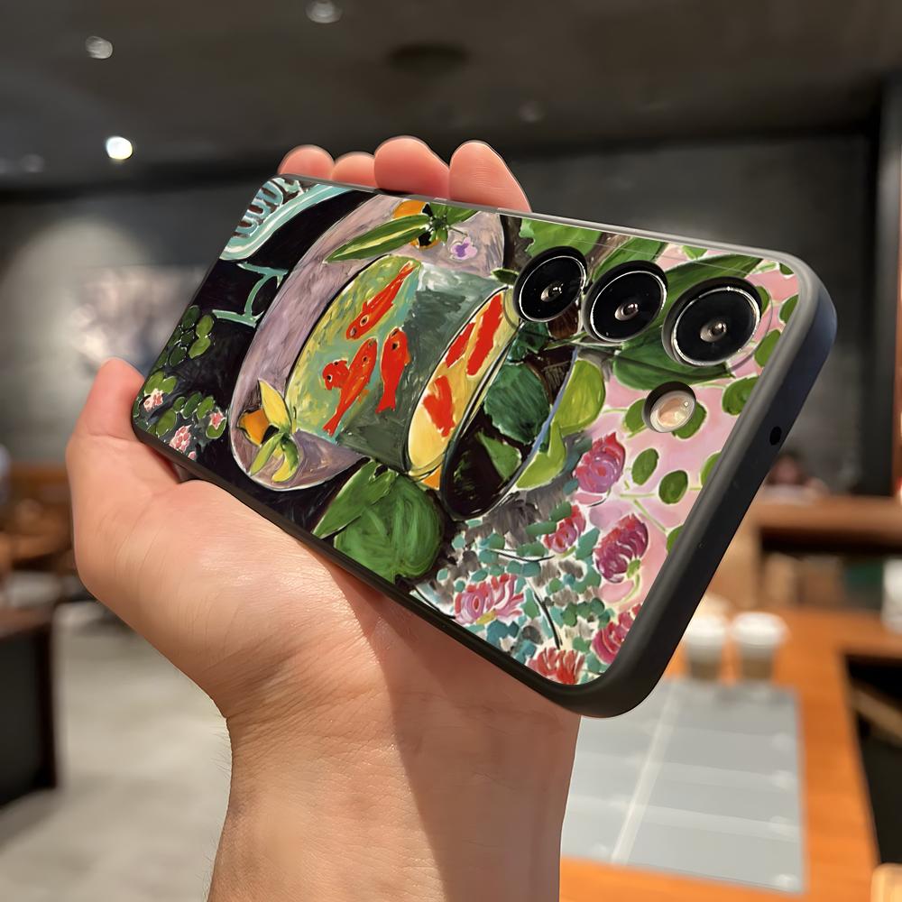 Henri Matisse Art Painting Phone Case For Samsung A56 A36 A26 A16 A15 A25 A35 A55 A14 A34 A24 A54 Black Soft Shell