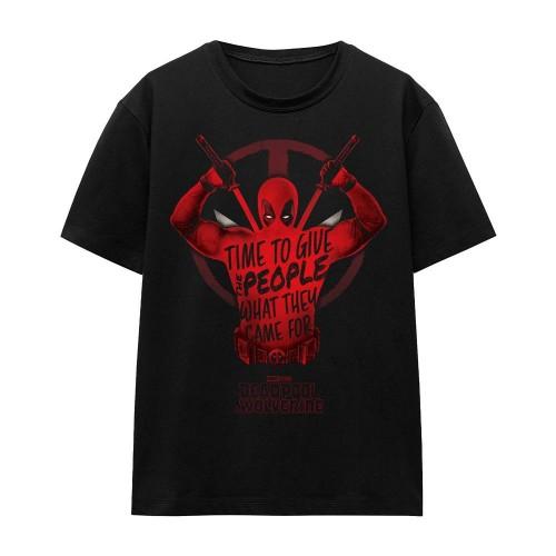 Deadpool & Wolverine Unisex Adult Give The People Deadpool T-Shirt
