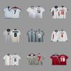 England Retro Trikot Fußballtrikot Gerard Lampard Campbell Rooney Owen Beckham Trikot