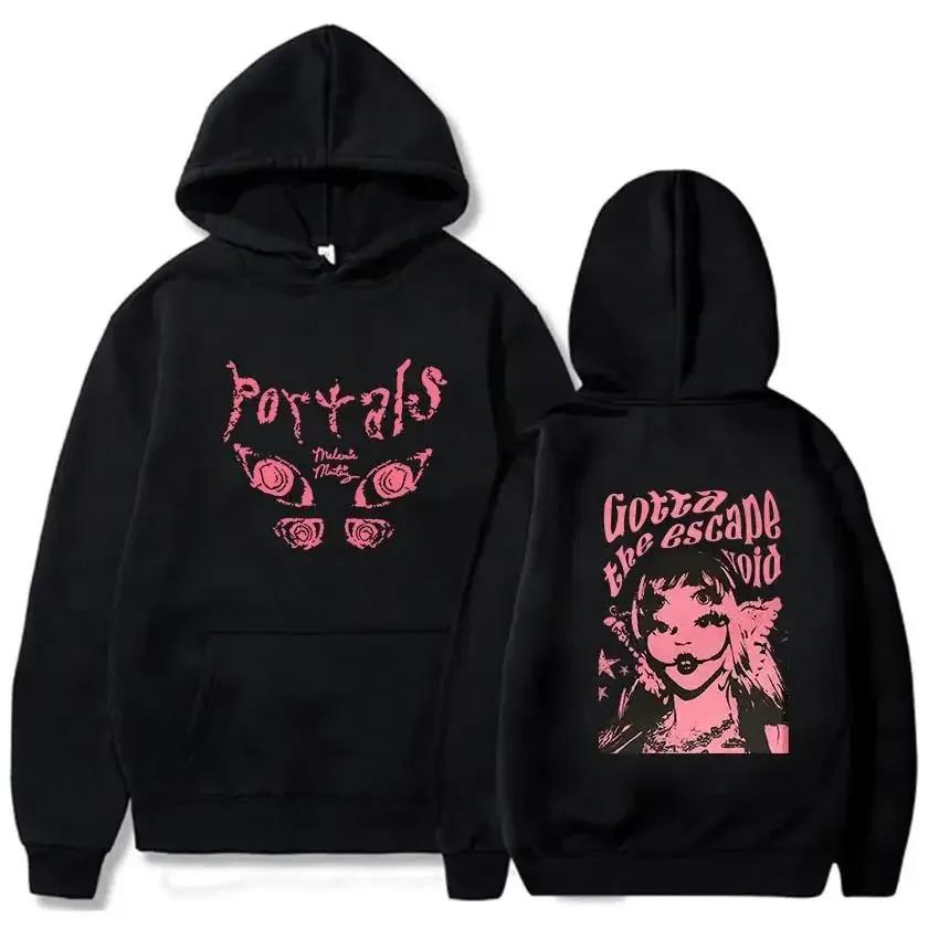 

Melanie Martinez Толстовки з довгим рукавом і капюшоном Harajuku Street Fashion Светри Casual Portals Tour Жіночі толстовки унісекс від Amy Martinez M чорний