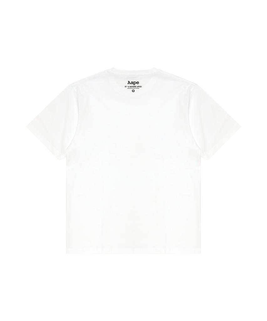 Eipeu Moonface Multi Camo Logo Short Sleeve T-Shirt - White / Aaptem1834Xxqwhx