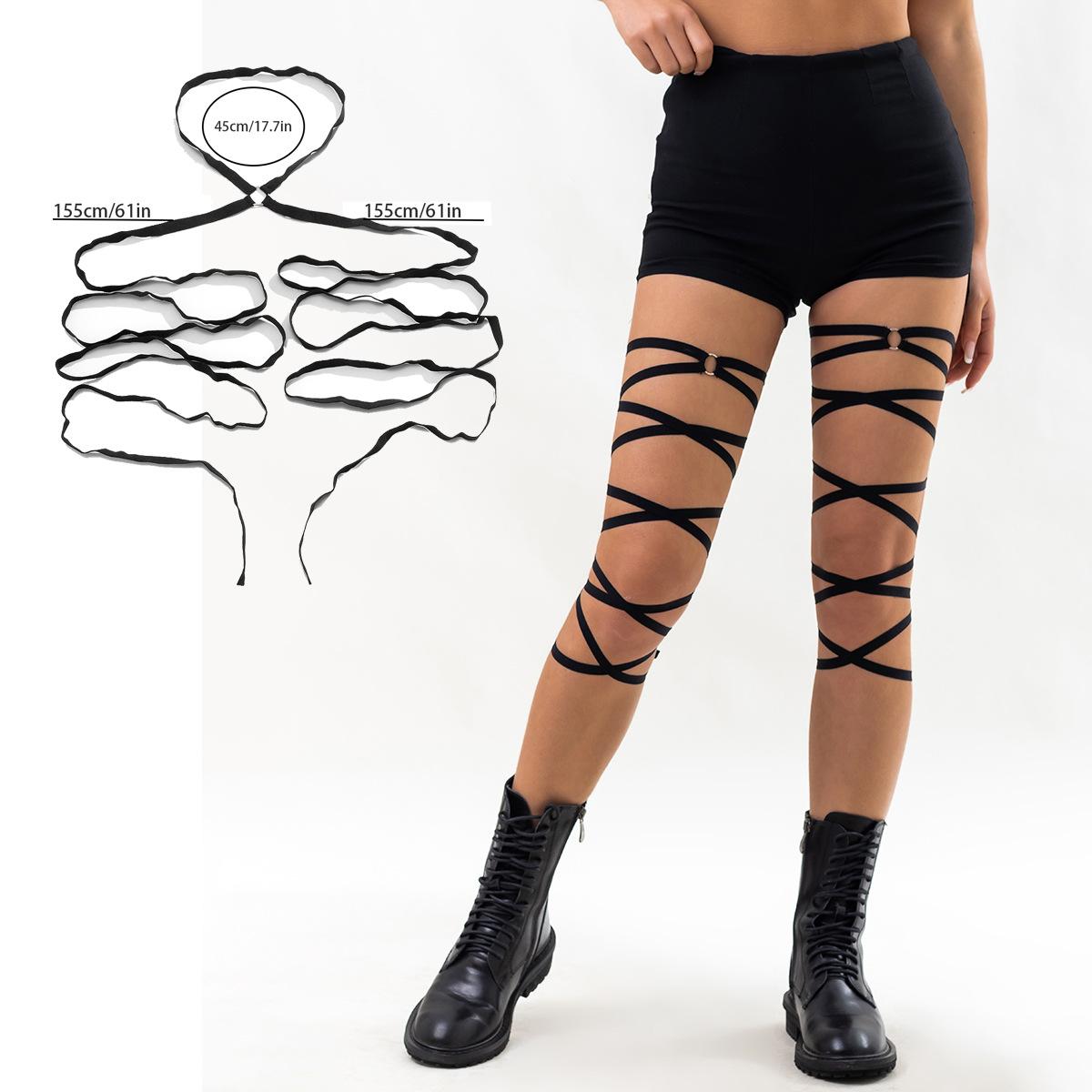 

Аксессуары, сексуальная цепочка на ногу, эластичный ремешок, кольцо на ногу, крест, флуоресцентный цвет, милая крутая цепочка на ногу elastic belt