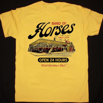 Band of Horses Diner 2004 Tour Kolekce Kapely Dárek Pro Fanoušky S až 5XL Tričko Unisex Tričko