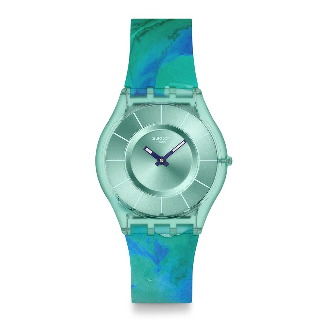 SKIN CLASSIC BIOSOURCED PARADISE MIST Watch SS08G111 Unisex Adult Green [Swatch] зелёный