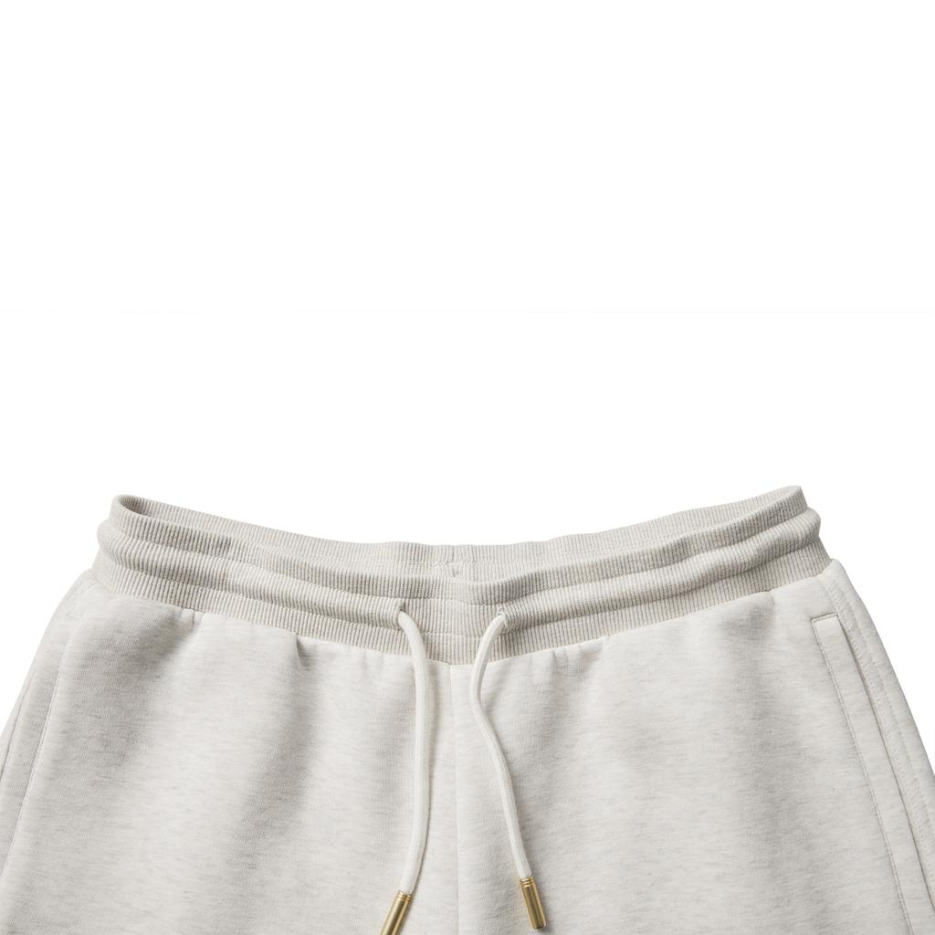 Li Ning Daily Prosperity Series CNY Jahr des Hasen Locker Vielseitig Lässige Kordelzug-Sweathose Herren Unterteile Blume-Grau Kachel-Grau AKLV097-3